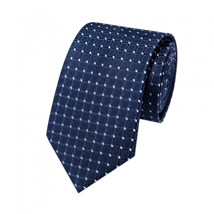 Tie with Raised Mesh Pattern - 147*7,5 cm